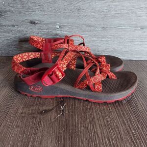 Chaco Z/Cloud X2 Remix Active Sandal (Women) - Graph Peach Size 9